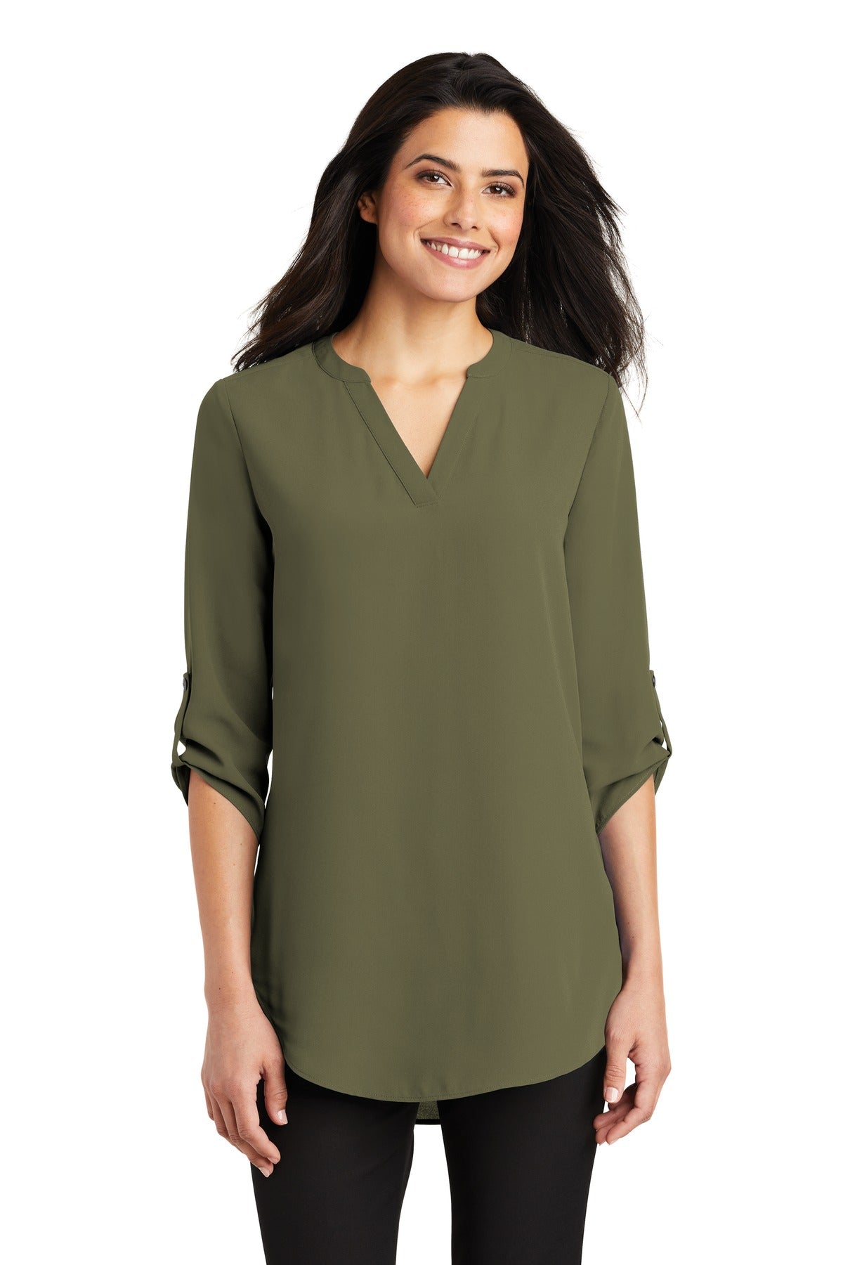 Port Authority ® Women's 3/4-Sleeve Tunic Blouse. LW701 - Port Authority LW701