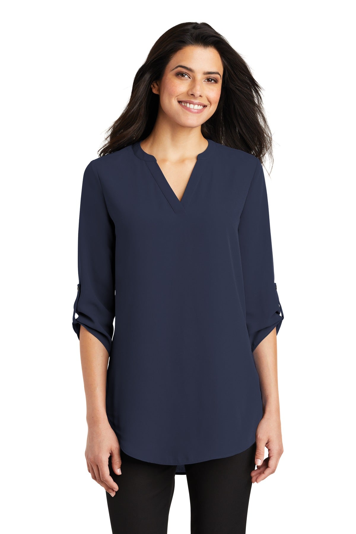 Port Authority ® Women's 3/4-Sleeve Tunic Blouse. LW701 - Port Authority LW701
