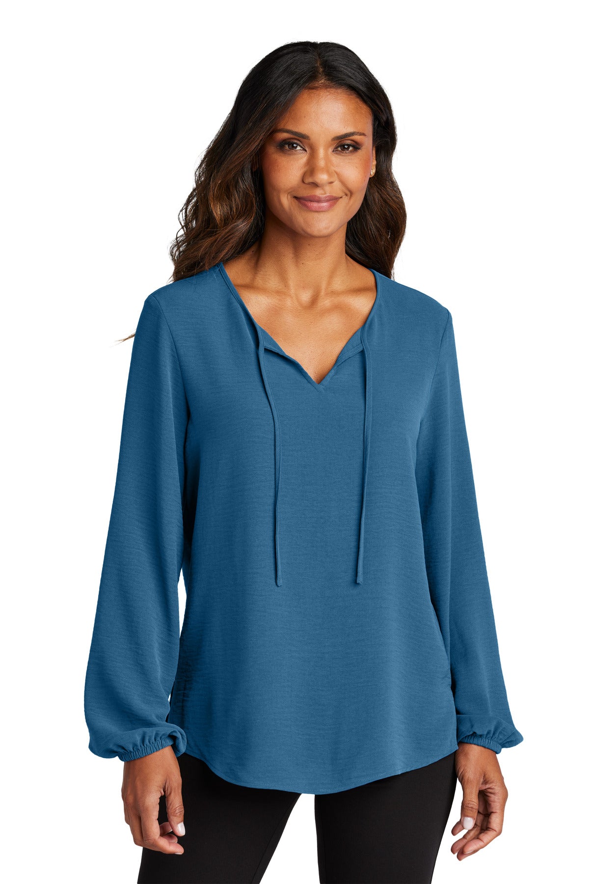 Port Authority ® Women's Textured Crepe Blouse LW714 - Port Authority LW714