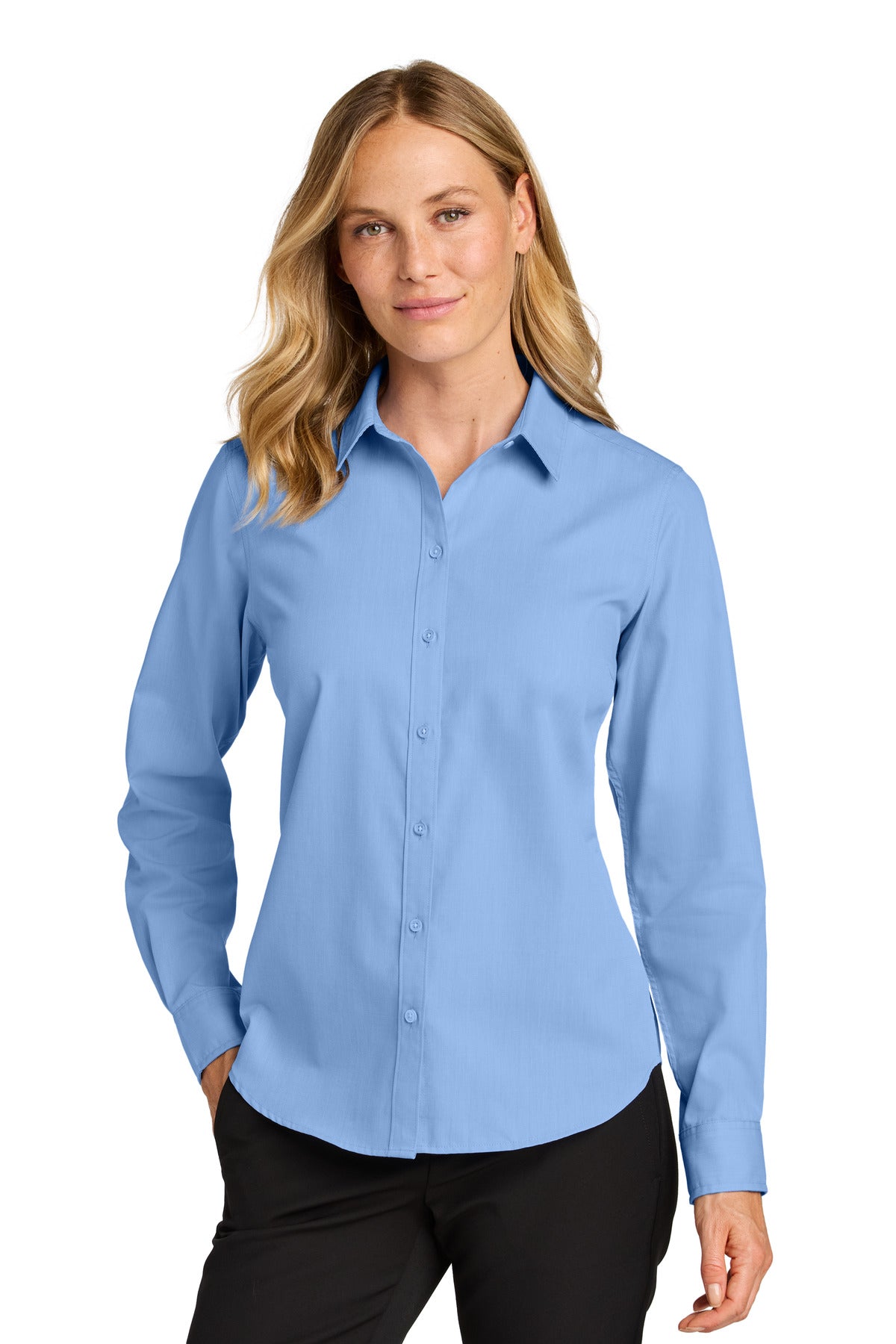 Port Authority ® Women's Long Sleeve Nailhead Easy Care Shirt LW816 - Port Authority LW816