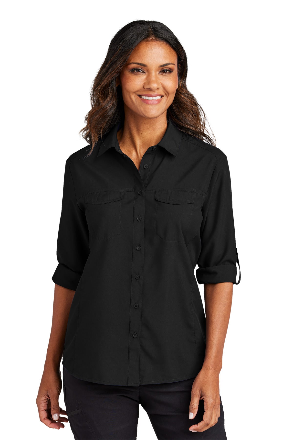 Port Authority ® Women's Long Sleeve UV Daybreak Shirt LW960 - Port Authority LW960