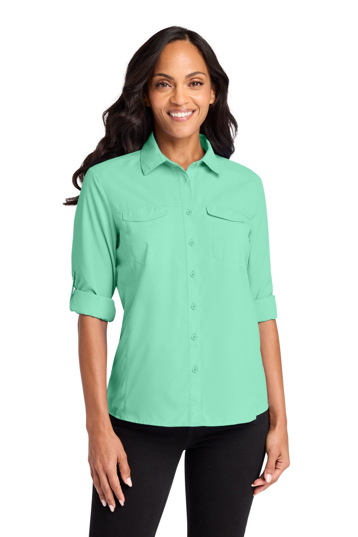 Port Authority LW960 Women's Long Sleeve UV Daybreak Shirt