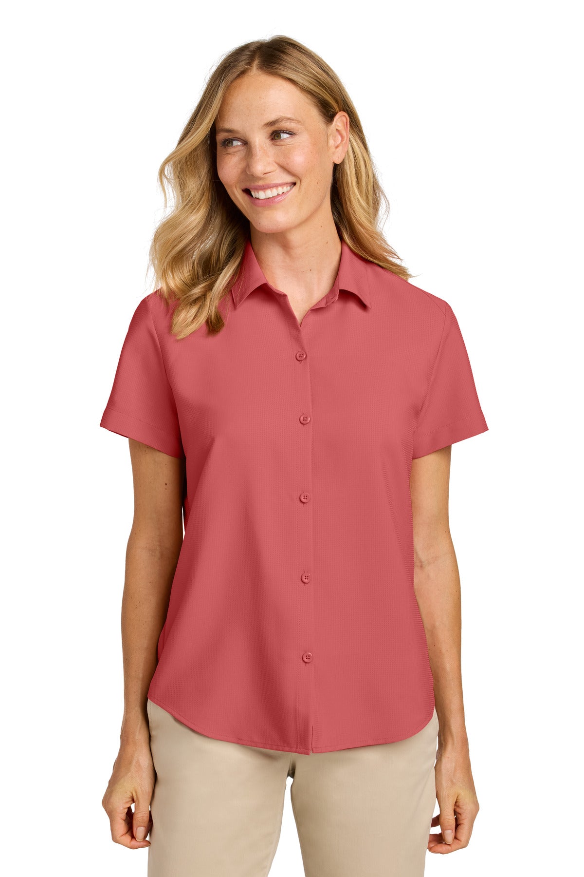 Port Authority LW963 Women's Short Sleeve UV Dockside Shirt