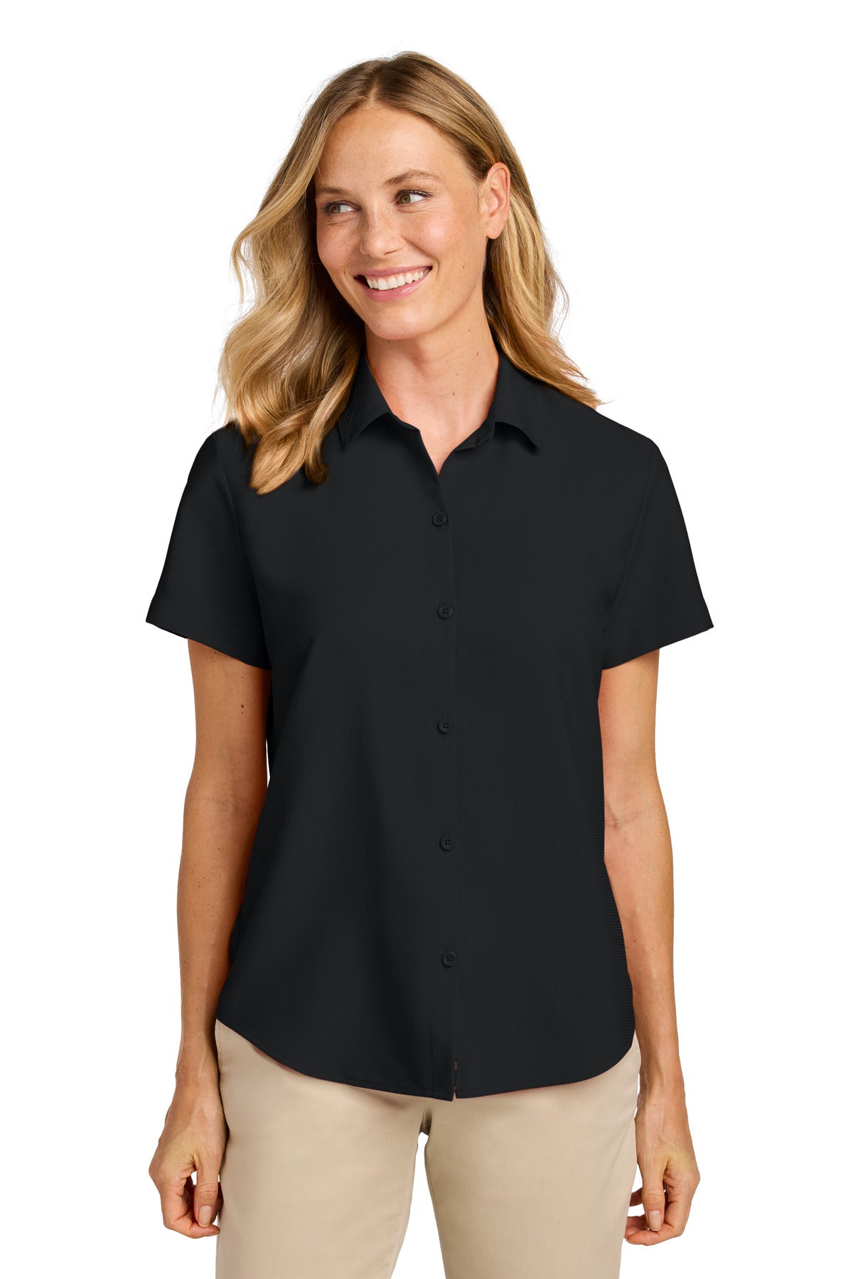 Port Authority ® Women's Short Sleeve UV Dockside Shirt LW963 - Port Authority LW963