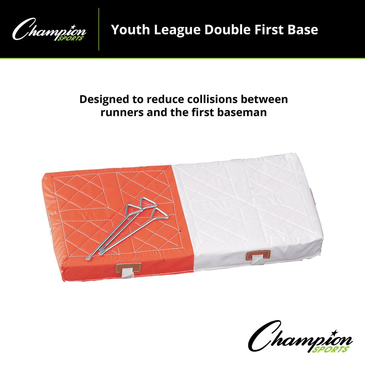 Champion Sports YOUTH LEAGUE DOUBLE FIRST BASE