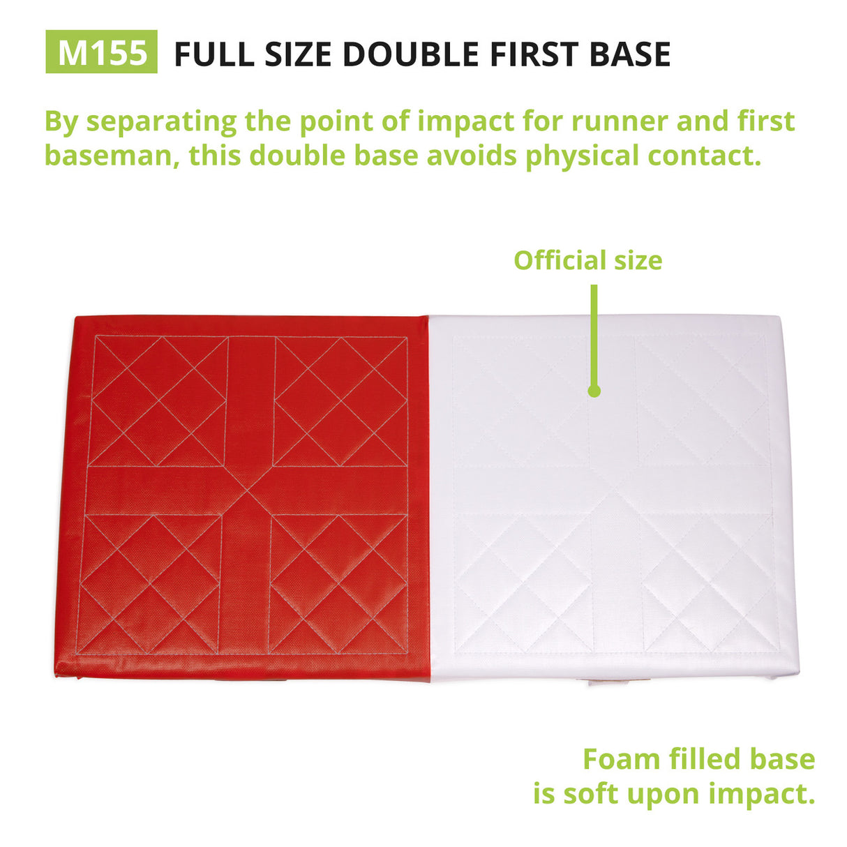Champion Sports FULL-SIZE DOUBLE FIRST BASE