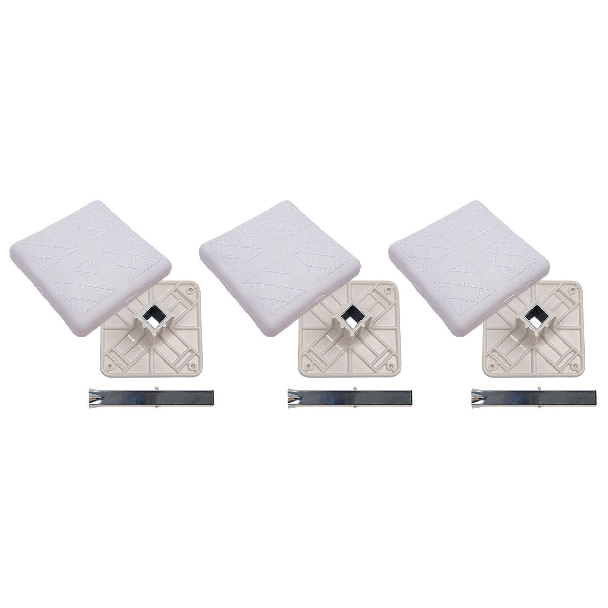 Champion Sports ANCHORED BASE SET WITH MOLDED SHELL