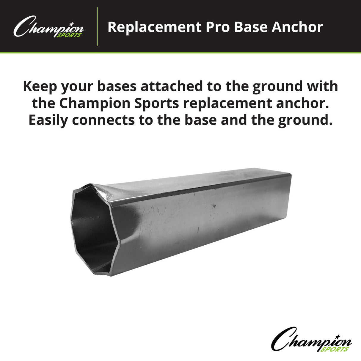 Champion Sports REPLACEMENT PRO BASE ANCHOR