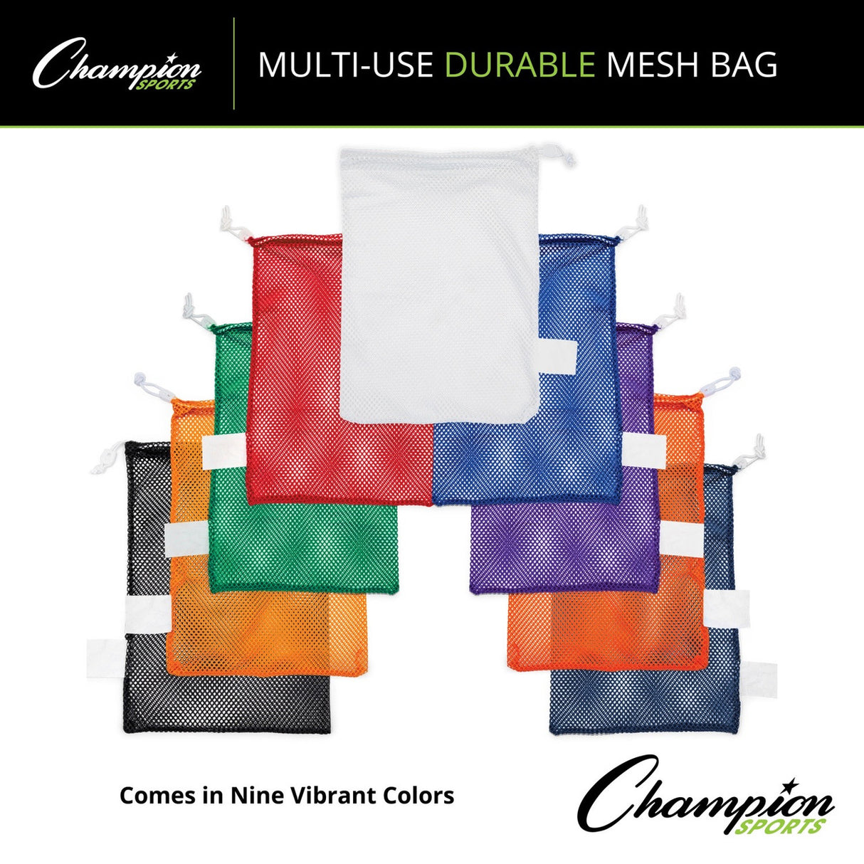MESH EQUIPMENT BAG 18" X 12" WHITE