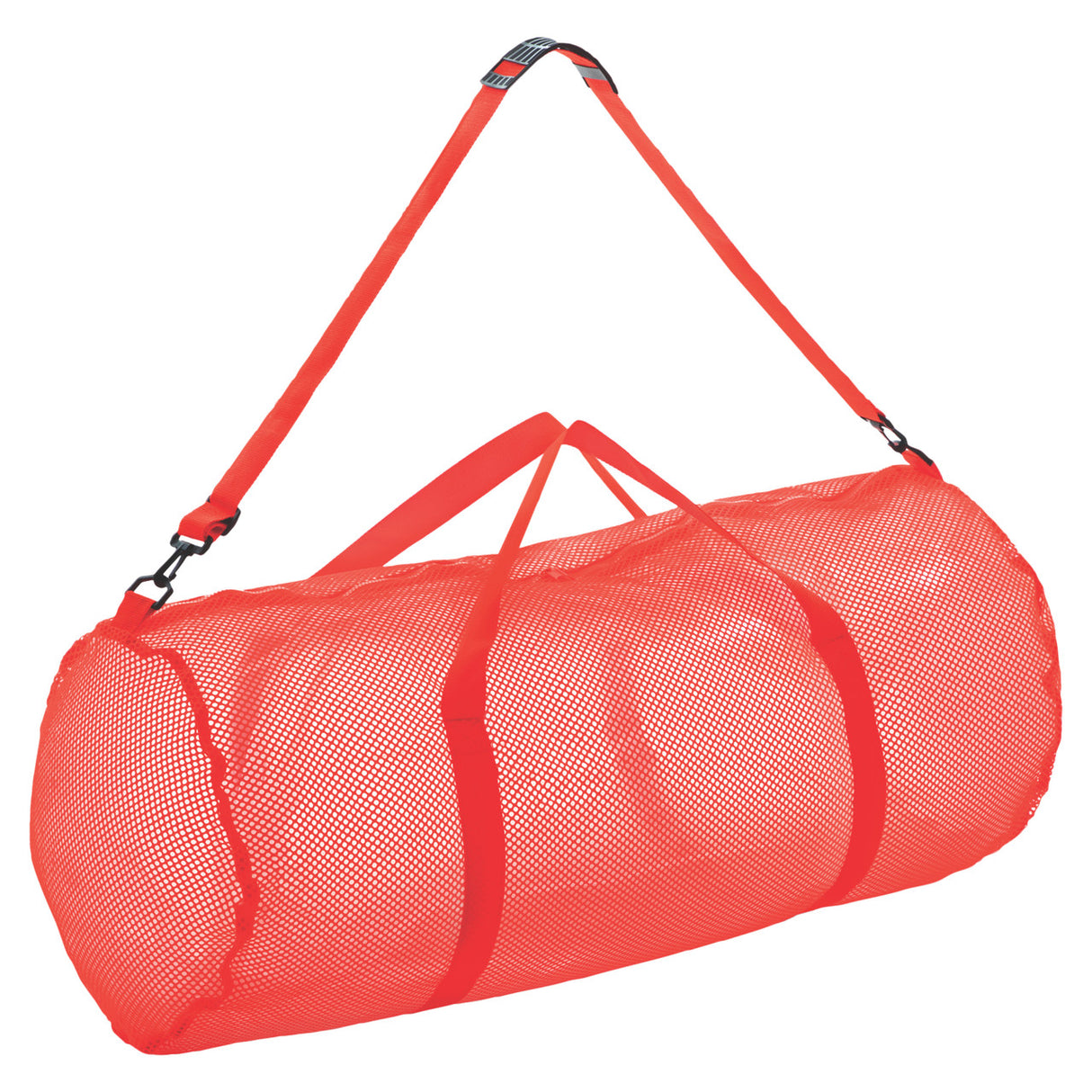 MESH DUFFEL BAG BLACK