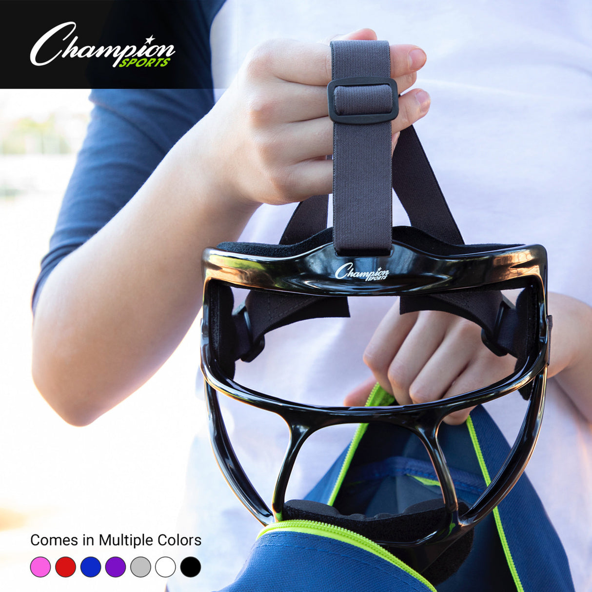 Champion Sports SOFTBALL FIELDER'S FACE MASK ADULT/BLACK