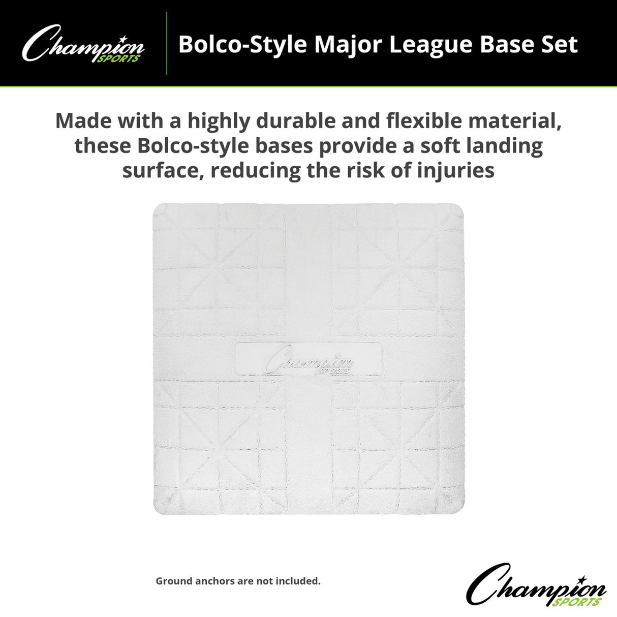 Champion Sports BOLCO STYLE MAJOR LEAGUE BASE SET