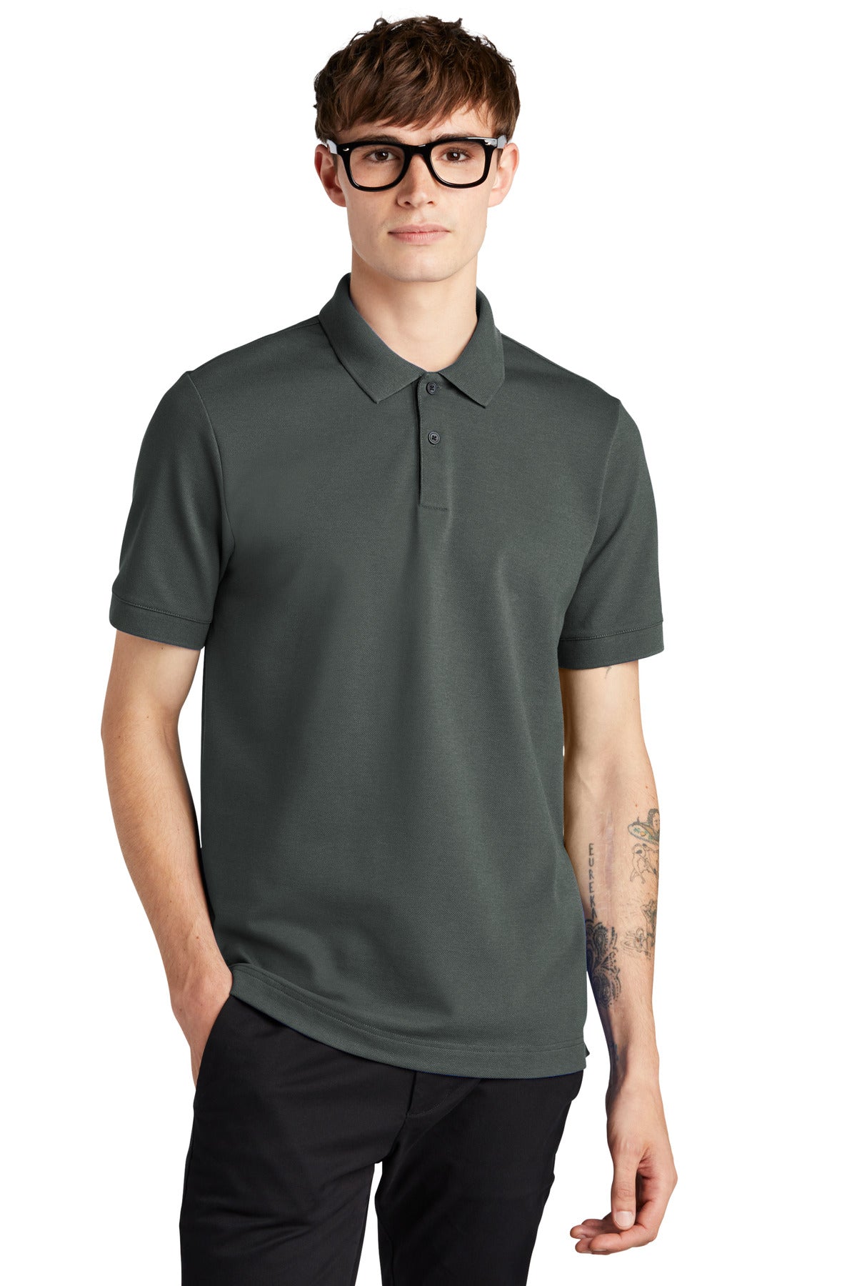 Mercer+Mettle ® Stretch Heavyweight Pique Polo MM1000 - Mercer+Mettle MM1000