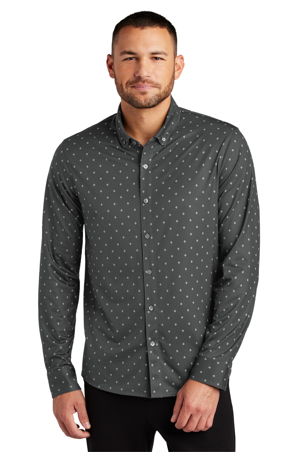 Mercer+Mettle ® Stretch Jersey Long Sleeve Shirt MM1018 - Mercer+Mettle MM1018