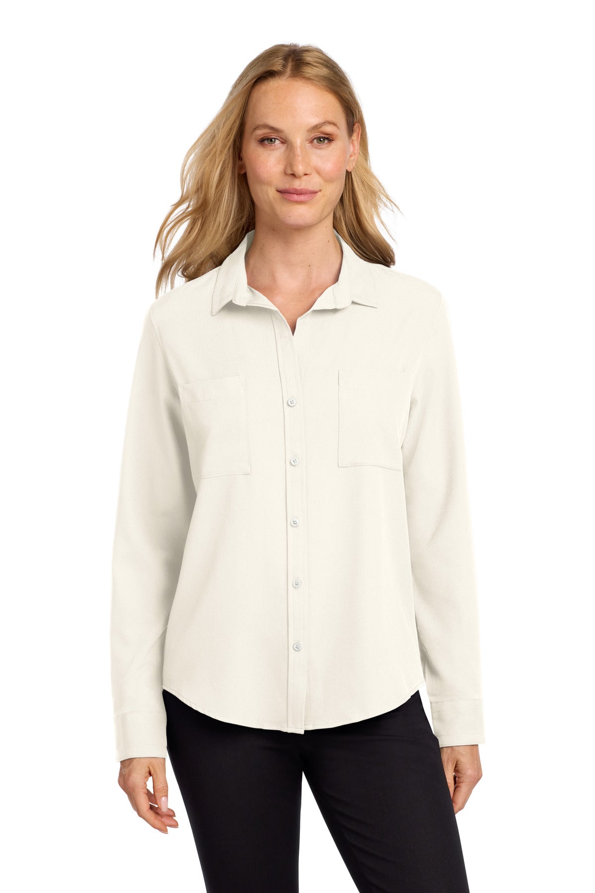 Mercer+Mettle ® Women's Stretch Crepe Long Sleeve Camp MM2013 - Mercer+Mettle MM2013