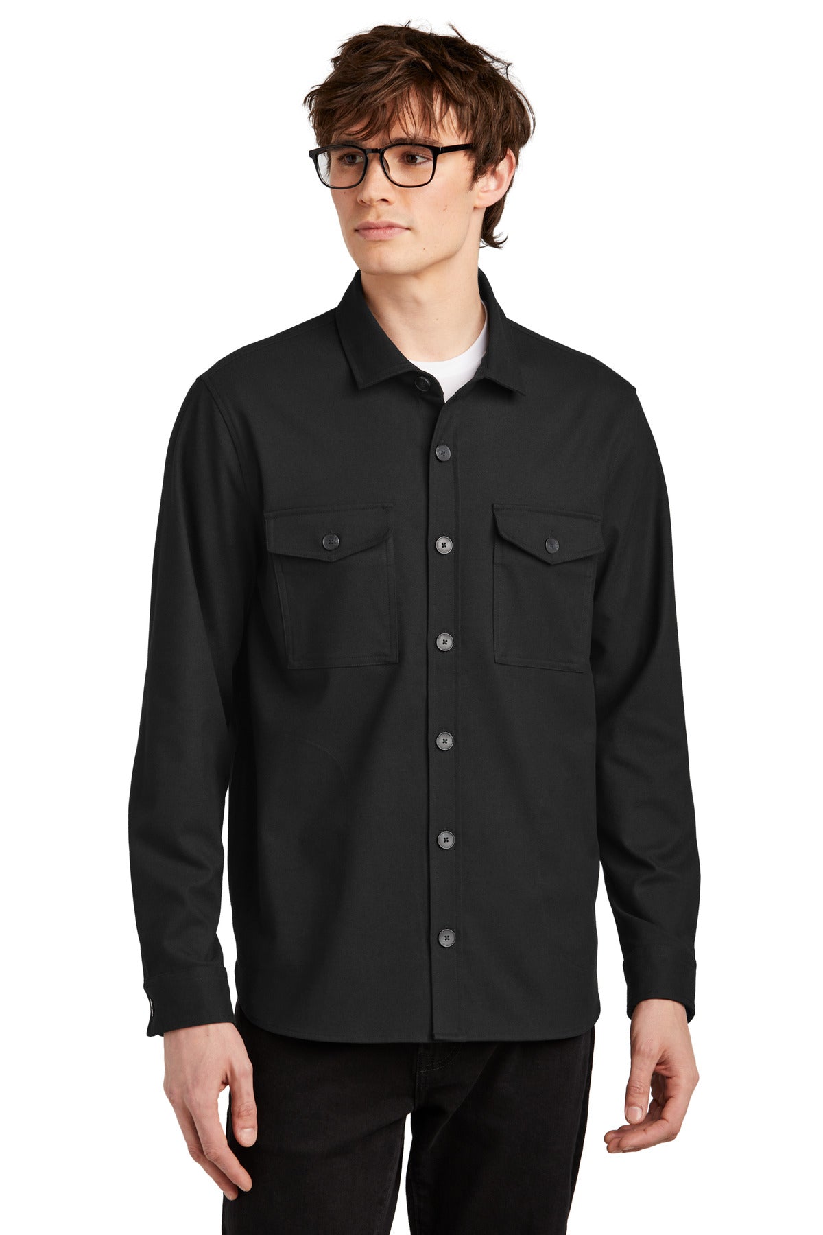 Mercer+Mettle ® Long Sleeve Twill Overshirt MM2020 - Mercer+Mettle MM2020