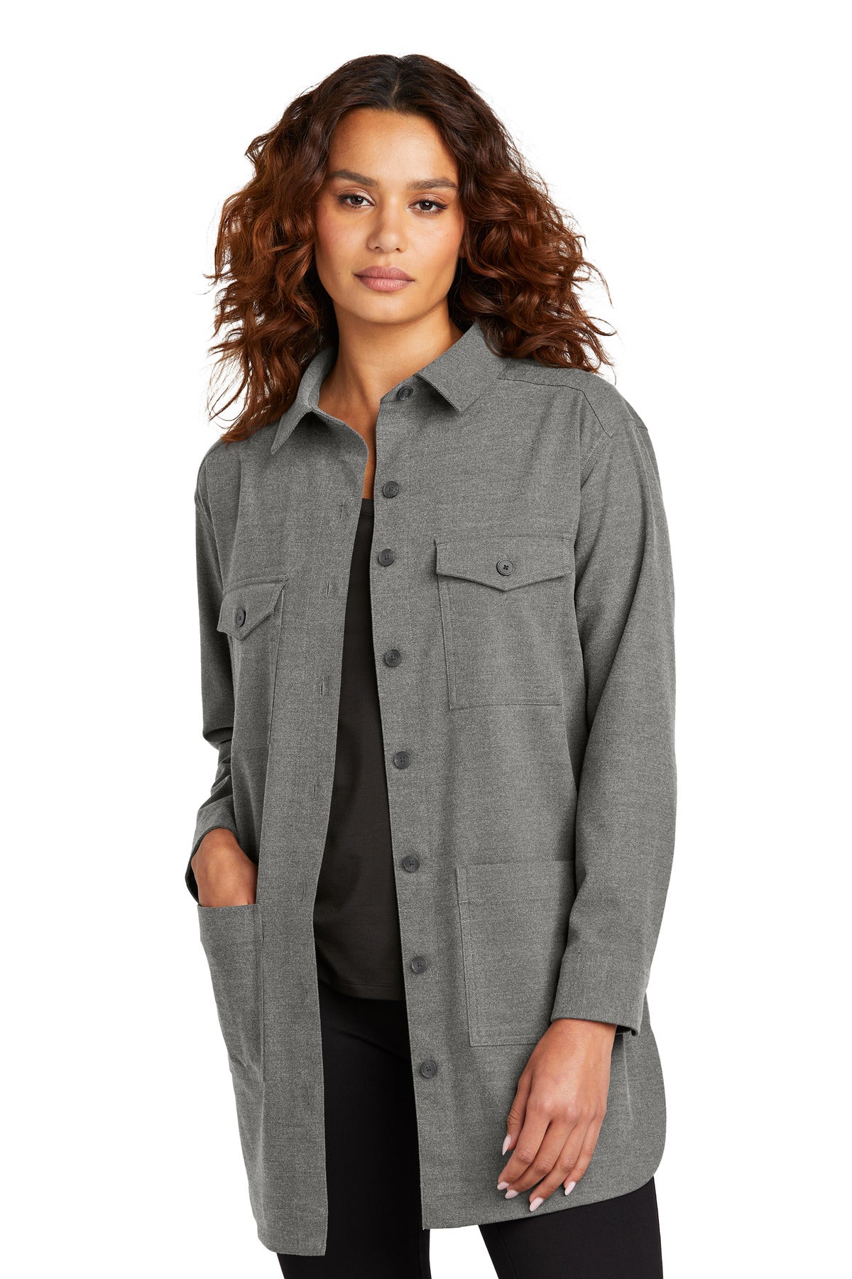 Mercer+Mettle ® Women's Long Sleeve Twill Overshirt MM2021 - Mercer+Mettle MM2021