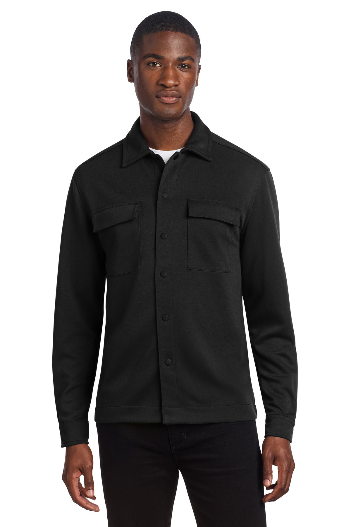 Mercer+Mettle ® Double-Knit Snap Front Jacket MM3004 - Mercer+Mettle MM3004