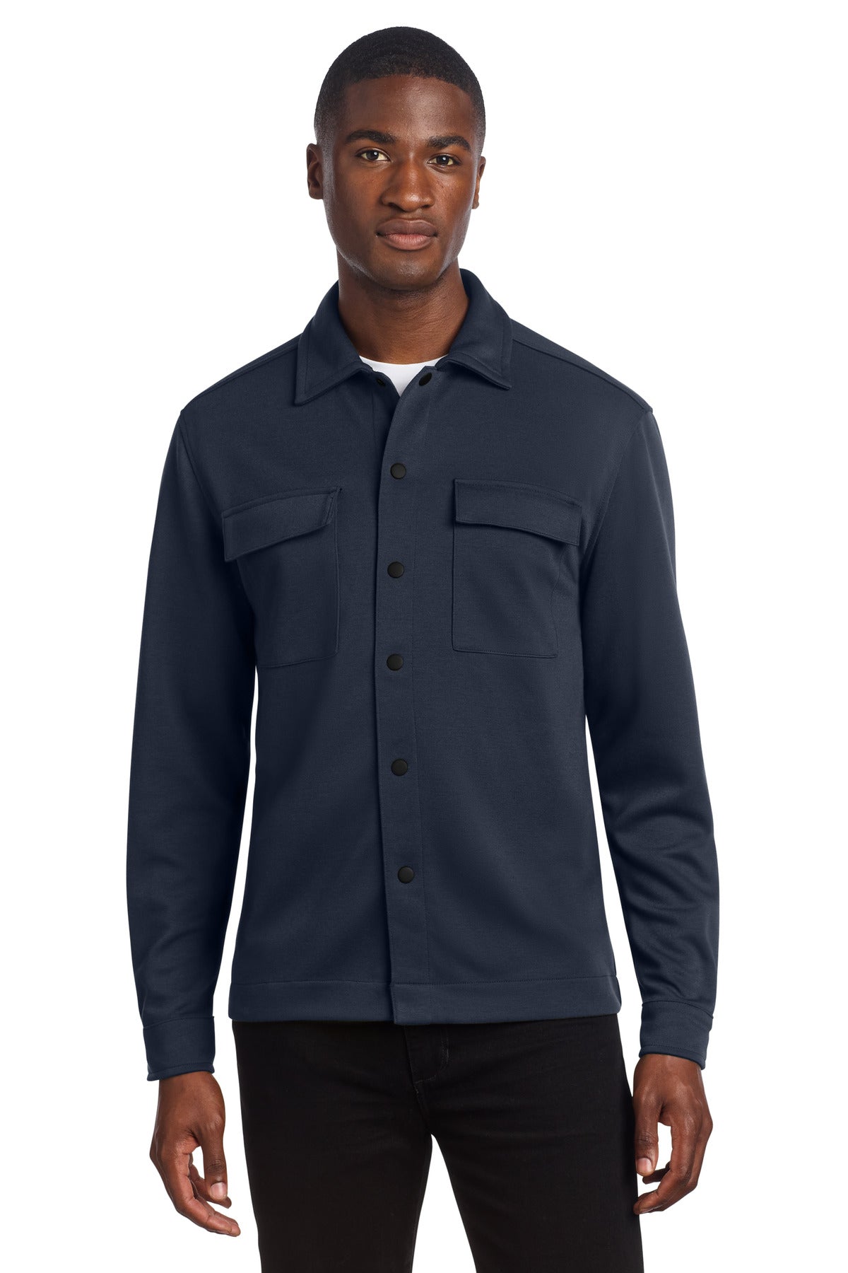Mercer+Mettle ® Double-Knit Snap Front Jacket MM3004 - Mercer+Mettle MM3004