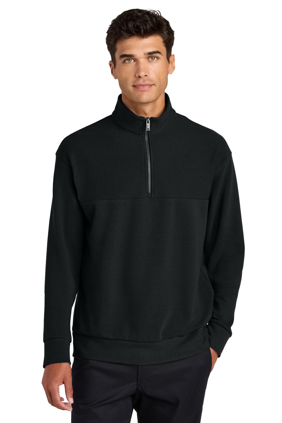 Mercer+Mettle ® Linear Texture 1/4-Zip MM3040 - Mercer+Mettle MM3040