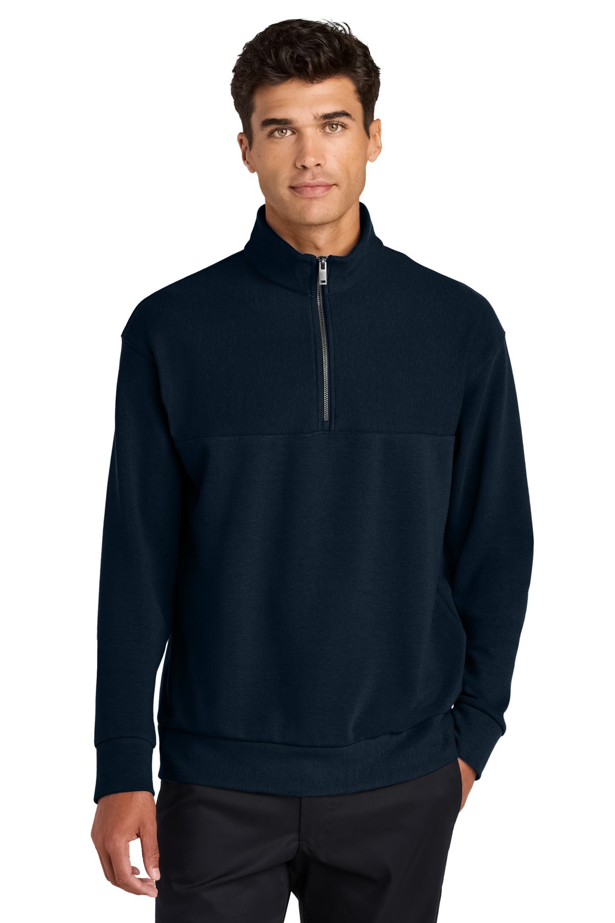 Mercer+Mettle ® Linear Texture 1/4-Zip MM3040 - Mercer+Mettle MM3040