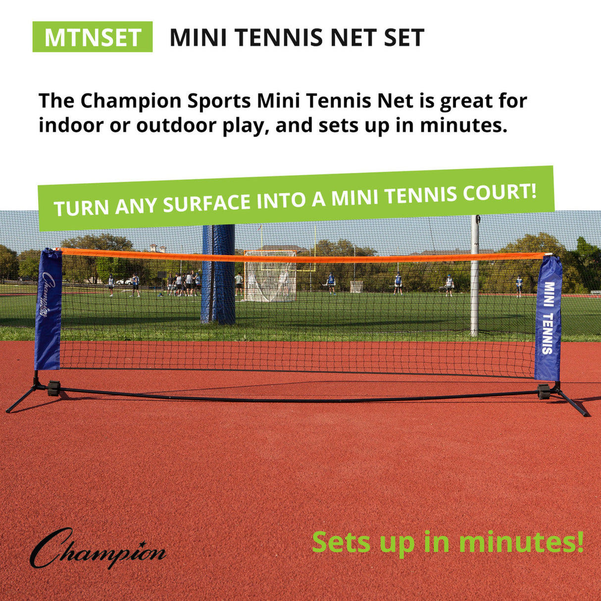 Champion Sports MINI TENNIS NET SET