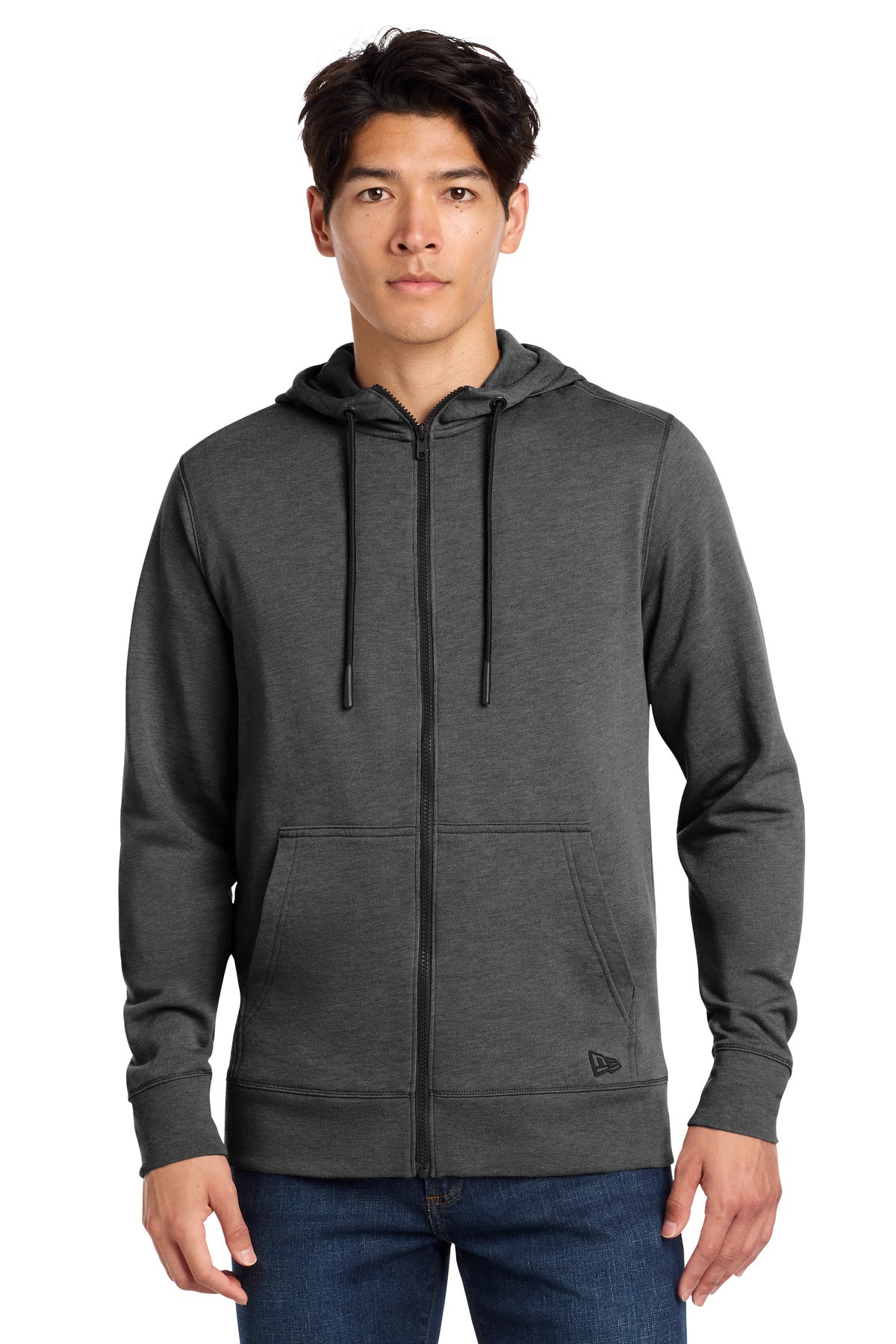 New Era NEA511 Tri-Blend Fleece Full-Zip Hoodie