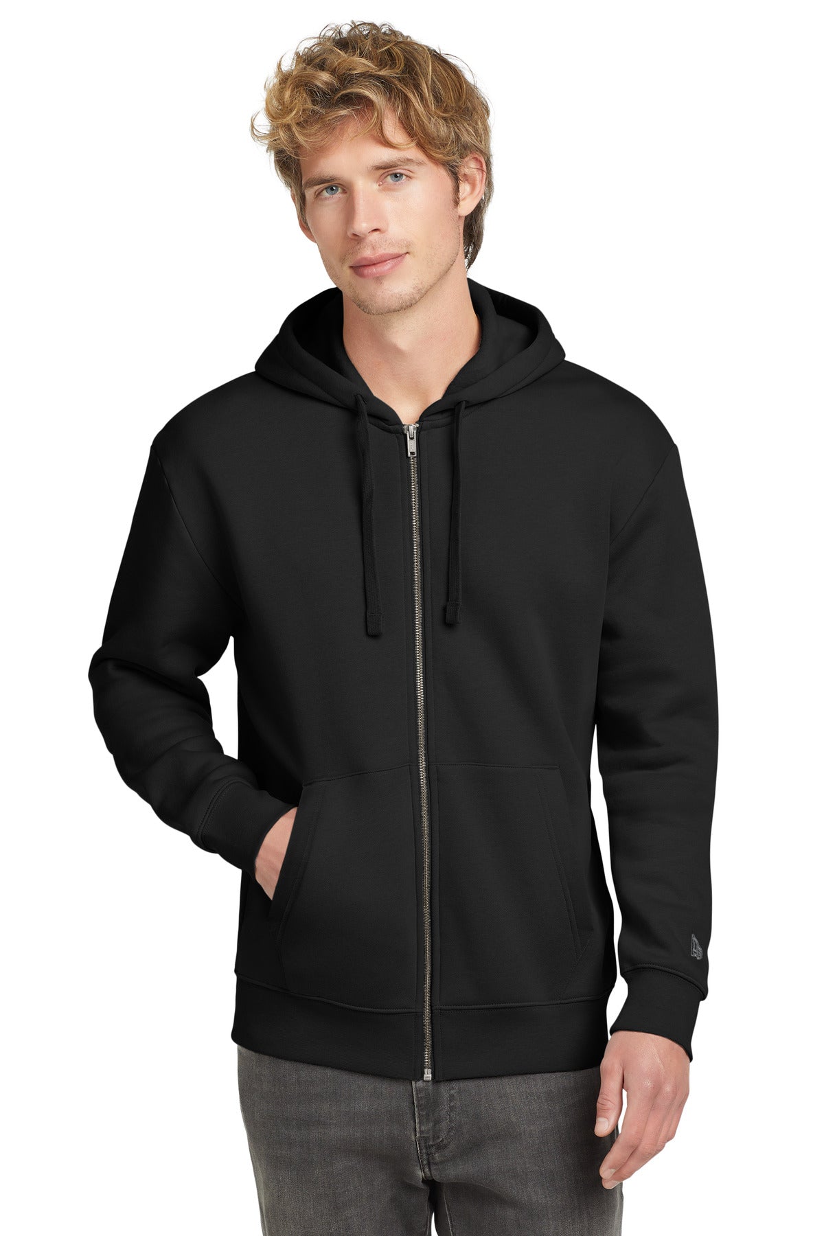 New Era NEA526 Heritage Fleece Full-Zip Hoodie