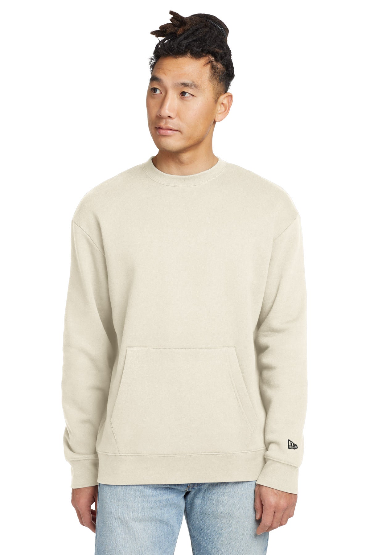 New Era NEA527 Heritage Fleece Pocket Crew