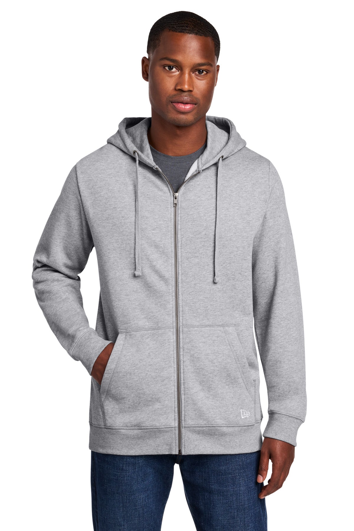 New Era NEA551 Comeback Fleece Full-Zip Hoodie