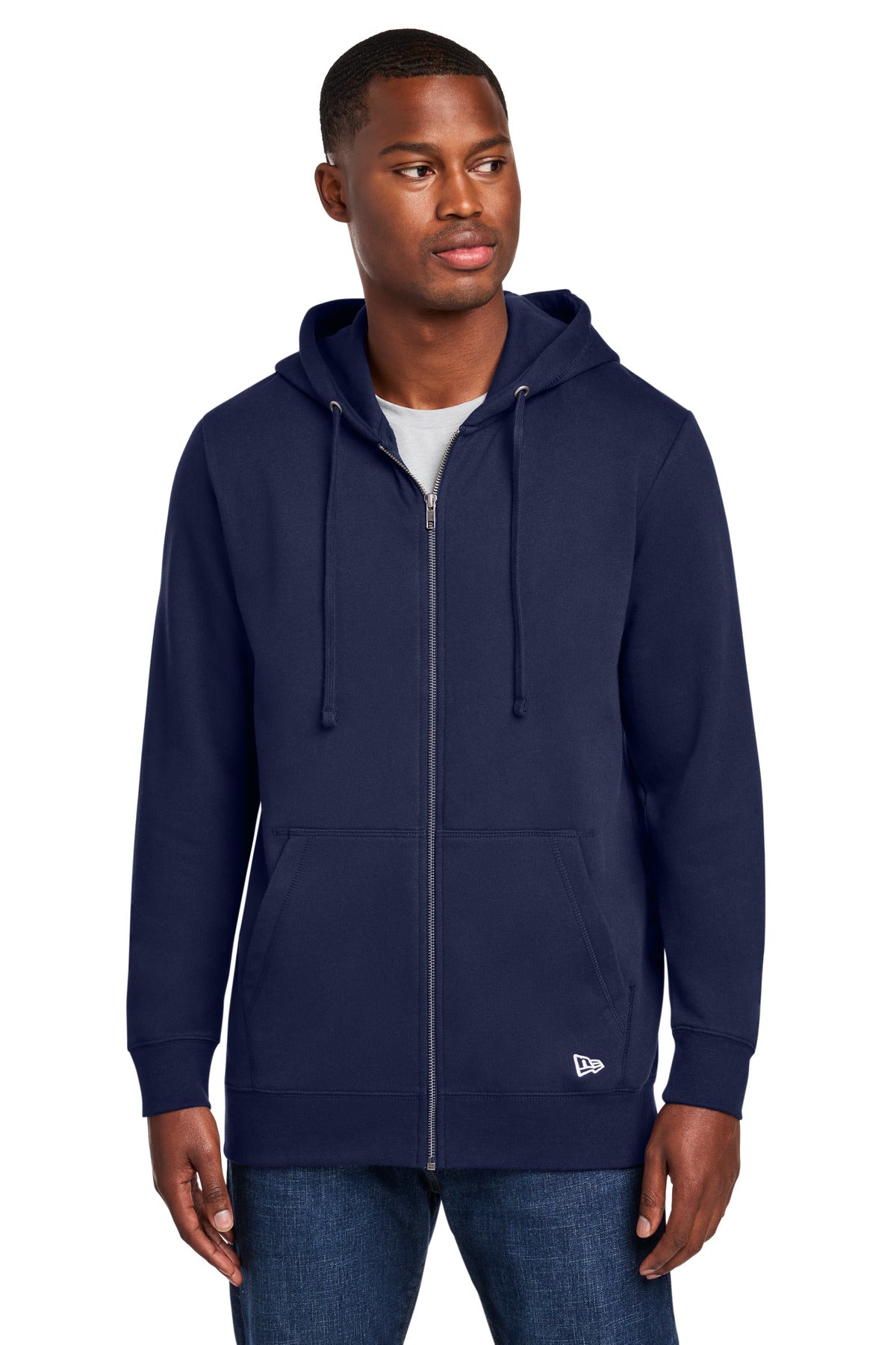 New Era NEA551 Comeback Fleece Full-Zip Hoodie