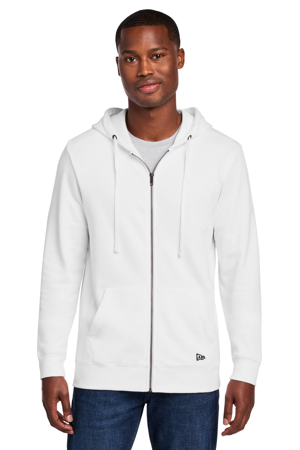 New Era NEA551 Comeback Fleece Full-Zip Hoodie