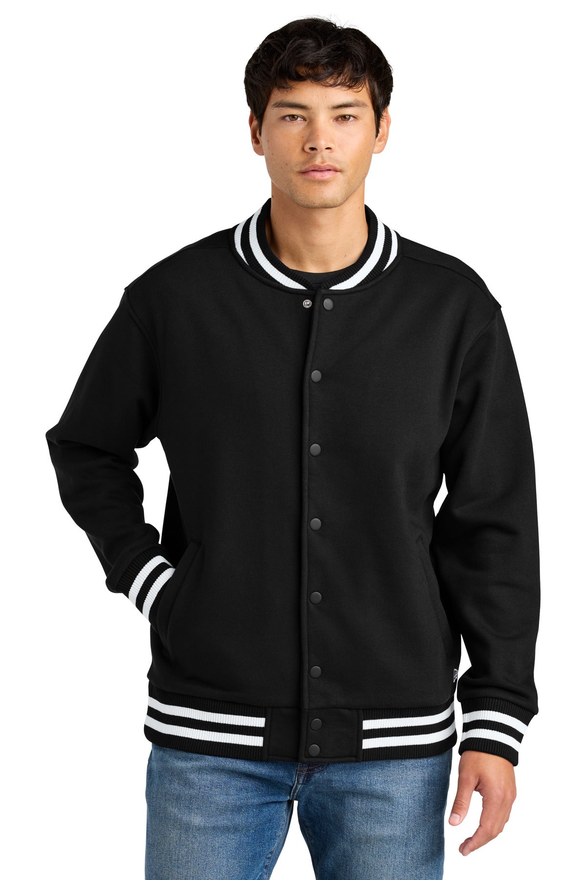 New Era NEA560 Varsity Heavyweight Fleece Jacket