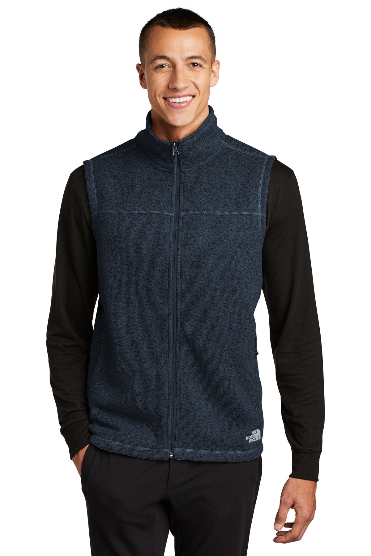 The North Face NF0A47FA Heavyweight Sweater-Knit Fleece Vest