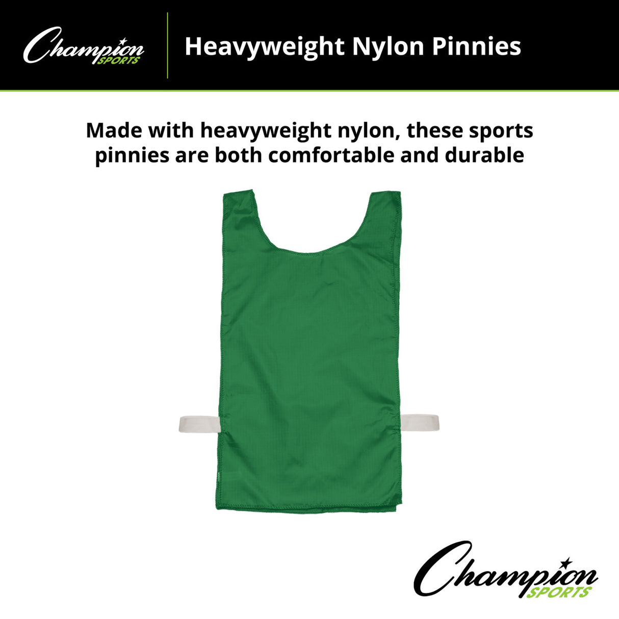 HEAVYWEIGHT NYLON PINNIES, YOUTH BLUE