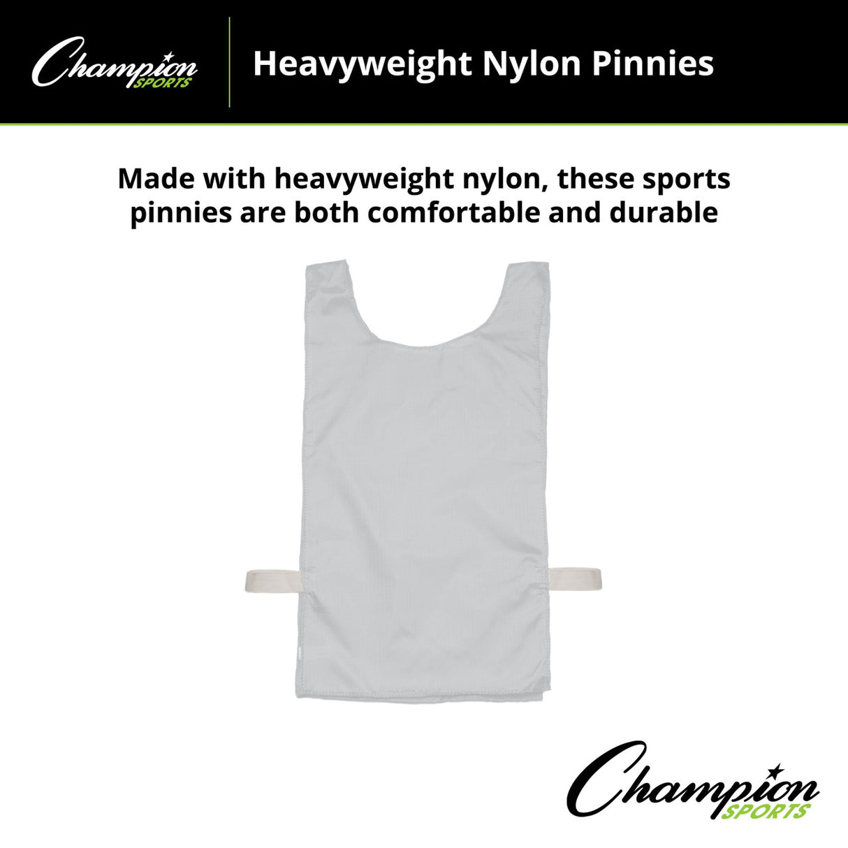 HEAVYWEIGHT NYLON PINNIES, YOUTH BLUE