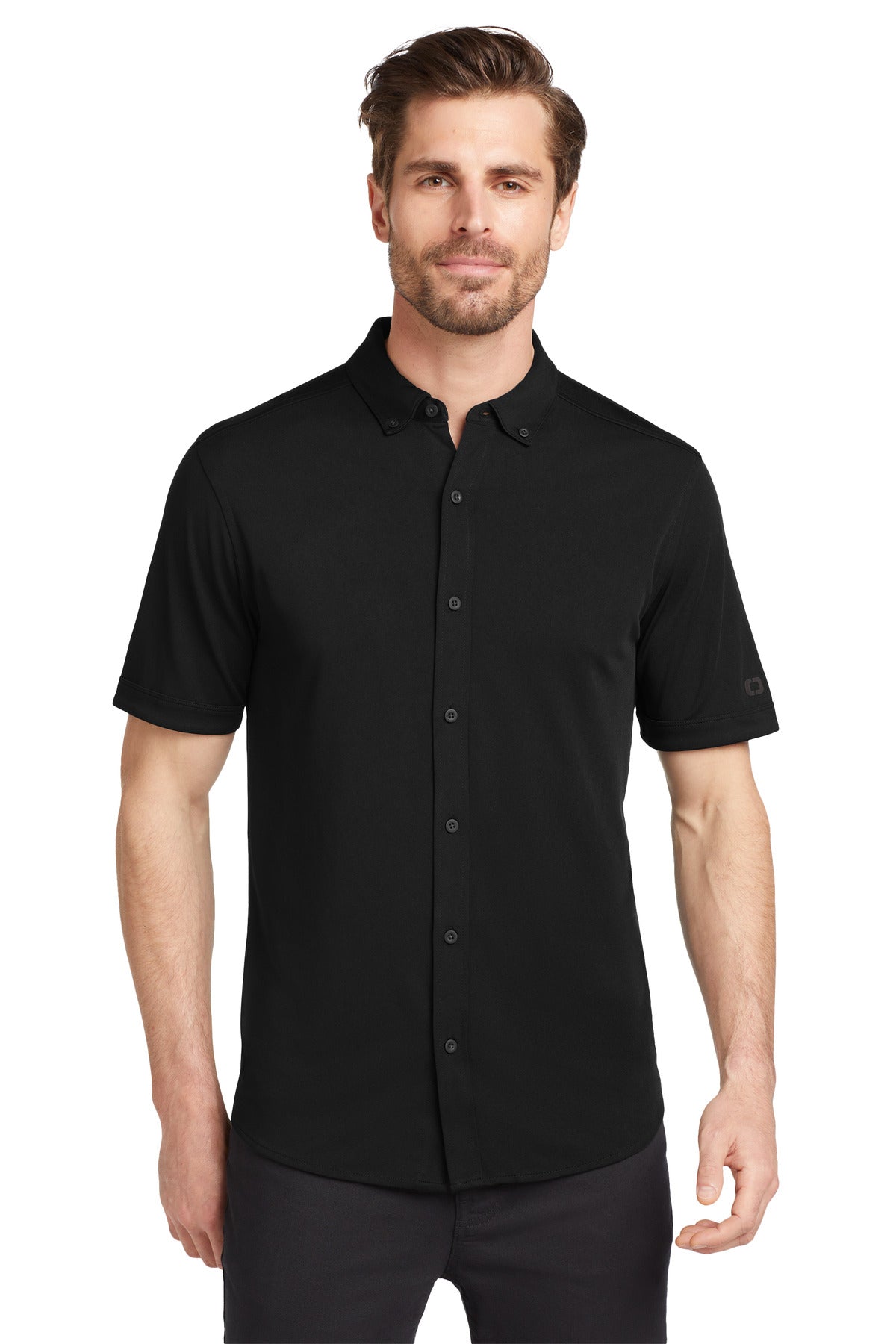 OGIO OG141 Gravitate Full-Button Polo