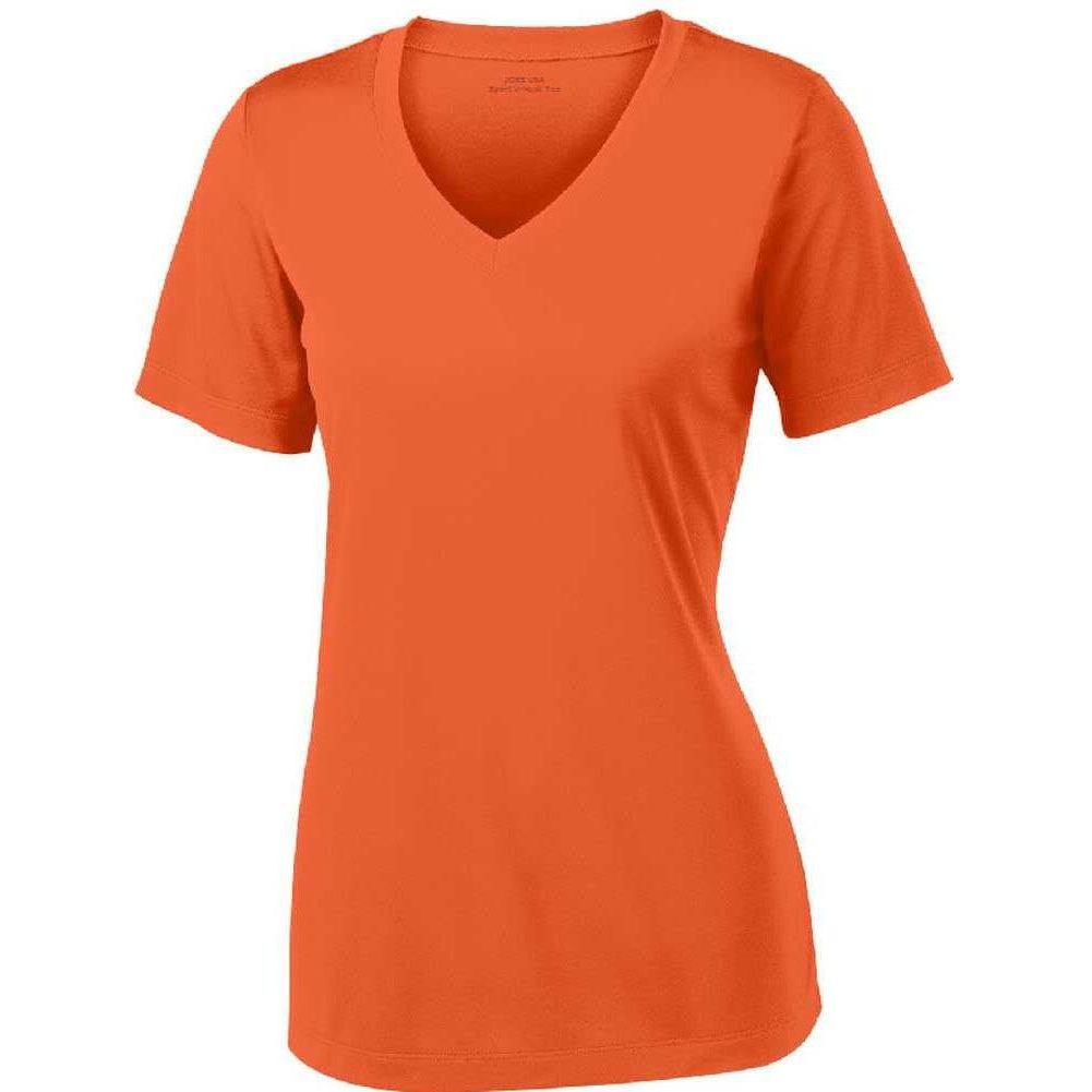Women's Athletic All Sport V-Neck Tee Shirt in 15 Colors - Sizes XS-4XL Activewear Joe's USA