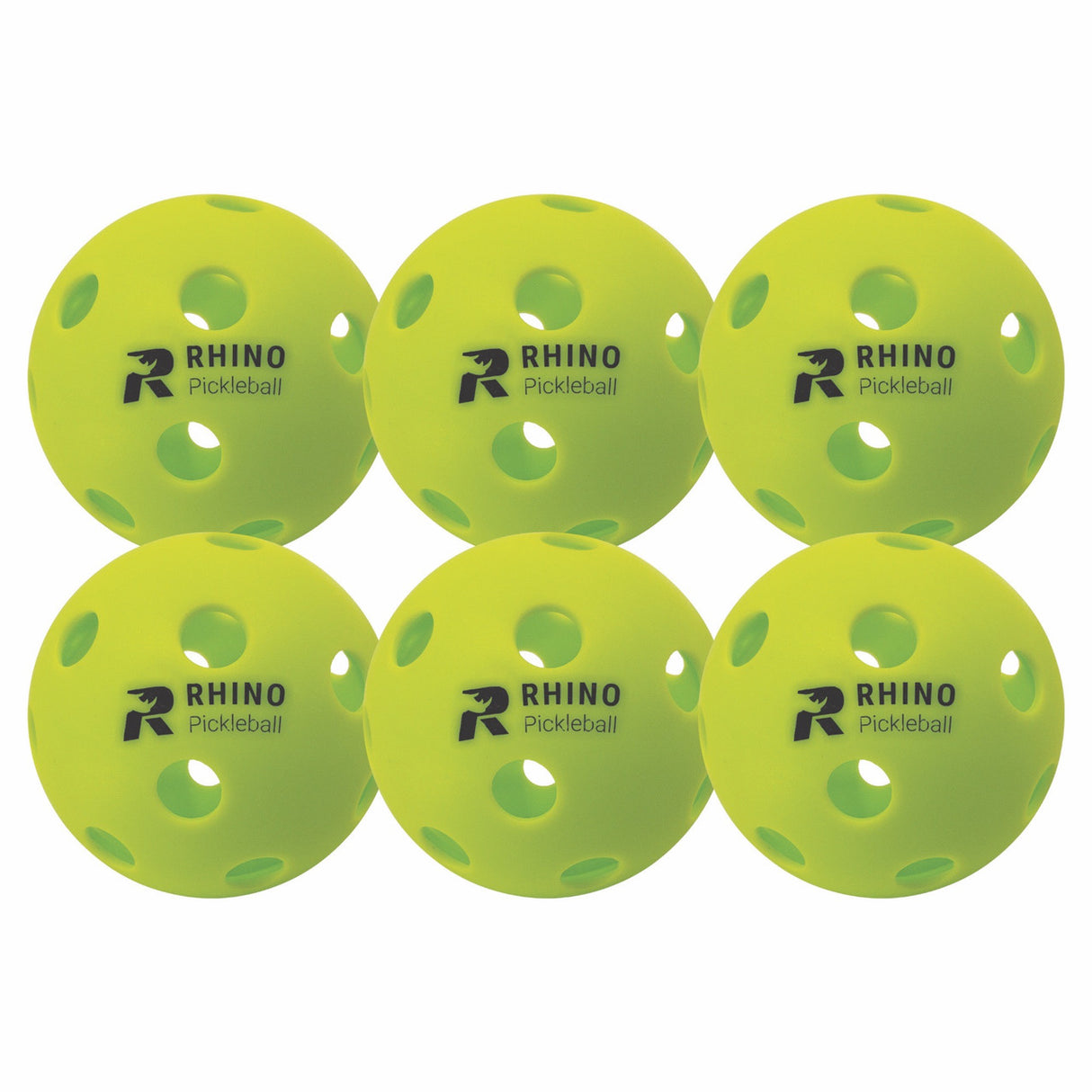 RHINO Pickleball INJECTION MOLDED INDOOR PICKLEBALL SET
