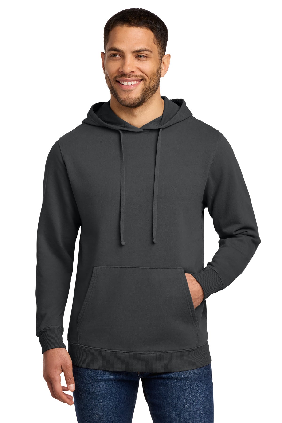 Port & Company PC098H Beach Wash Garment-Dyed Pullover Hooded Sweatshirt | Port & Co PC098H