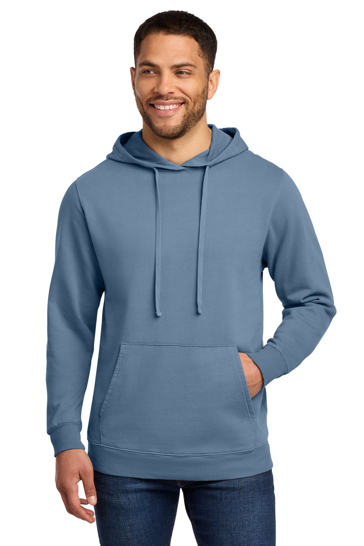 Port & Company PC098H Beach Wash Garment-Dyed Pullover Hooded Sweatshirt | Port & Co PC098H
