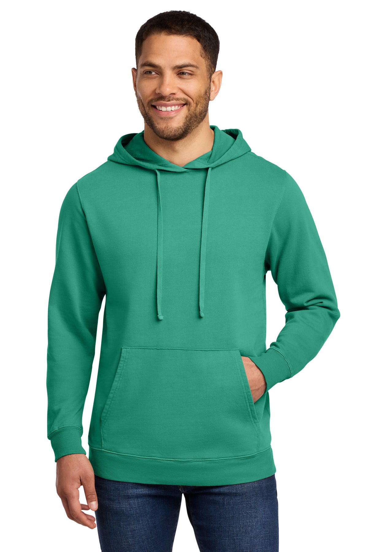 Port & Company PC098H Beach Wash Garment-Dyed Pullover Hooded Sweatshirt | Port & Co PC098H