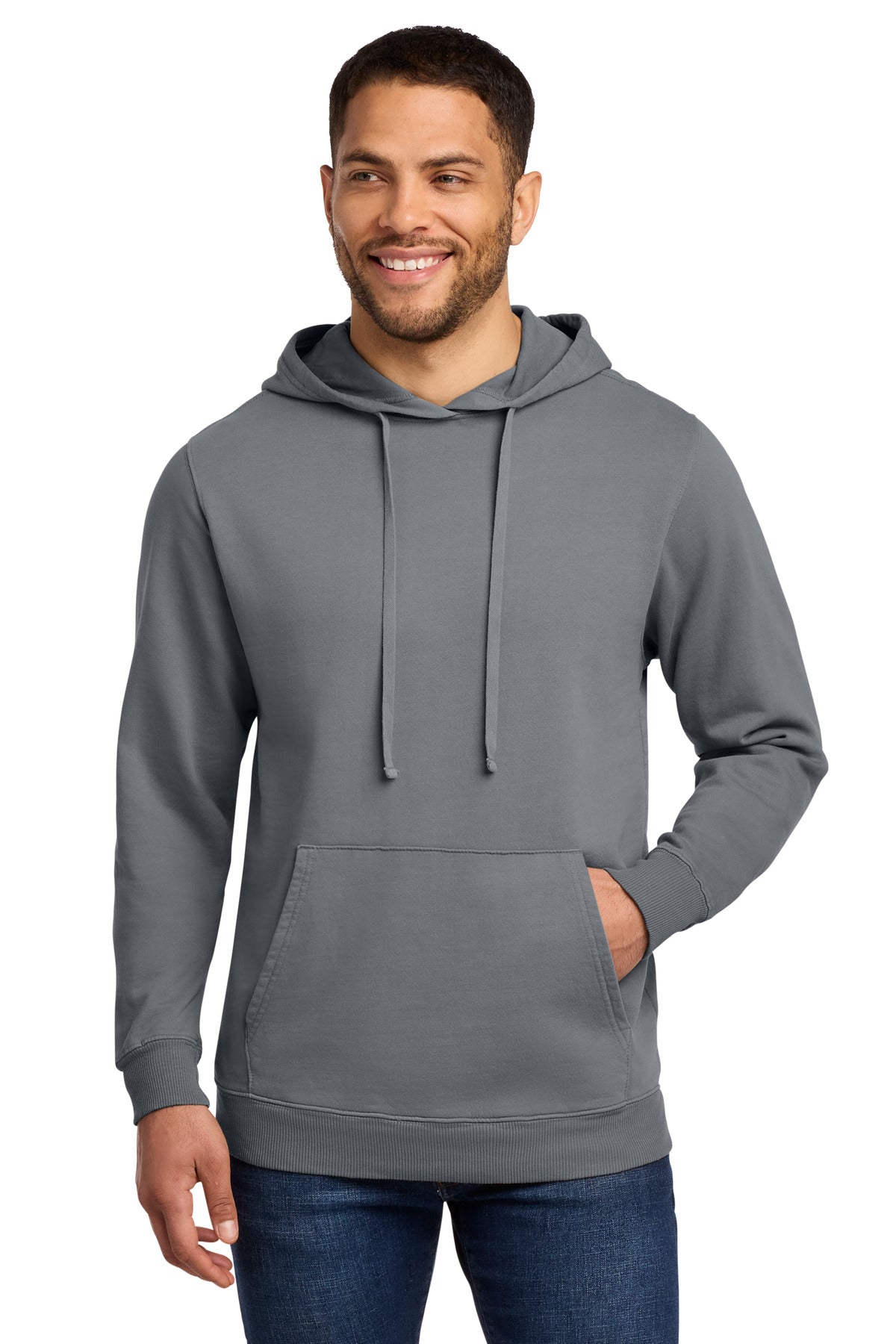 Port & Company PC098H Beach Wash Garment-Dyed Pullover Hooded Sweatshirt | Port & Co PC098H