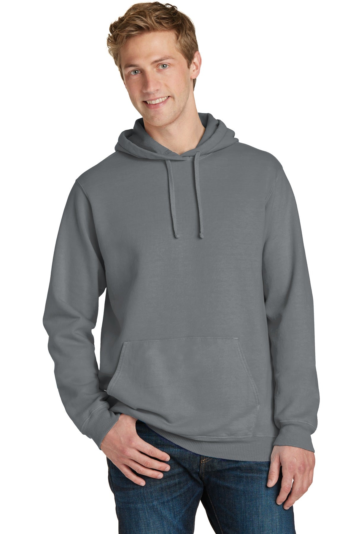 Port & Co ™ Beach Wash ® Garment-Dyed Pullover Hooded Sweatshirt. PC098H - Port & Company PC098H