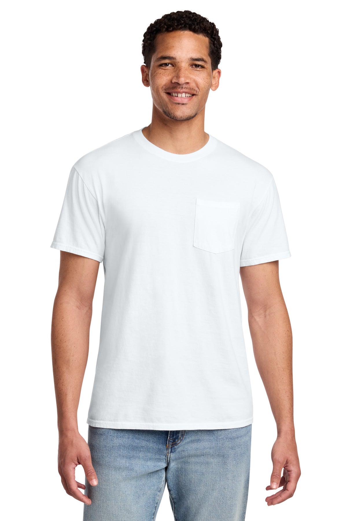 Port & Company PC099P Beach Wash Garment-Dyed Pocket Tee | Port & Co PC099P