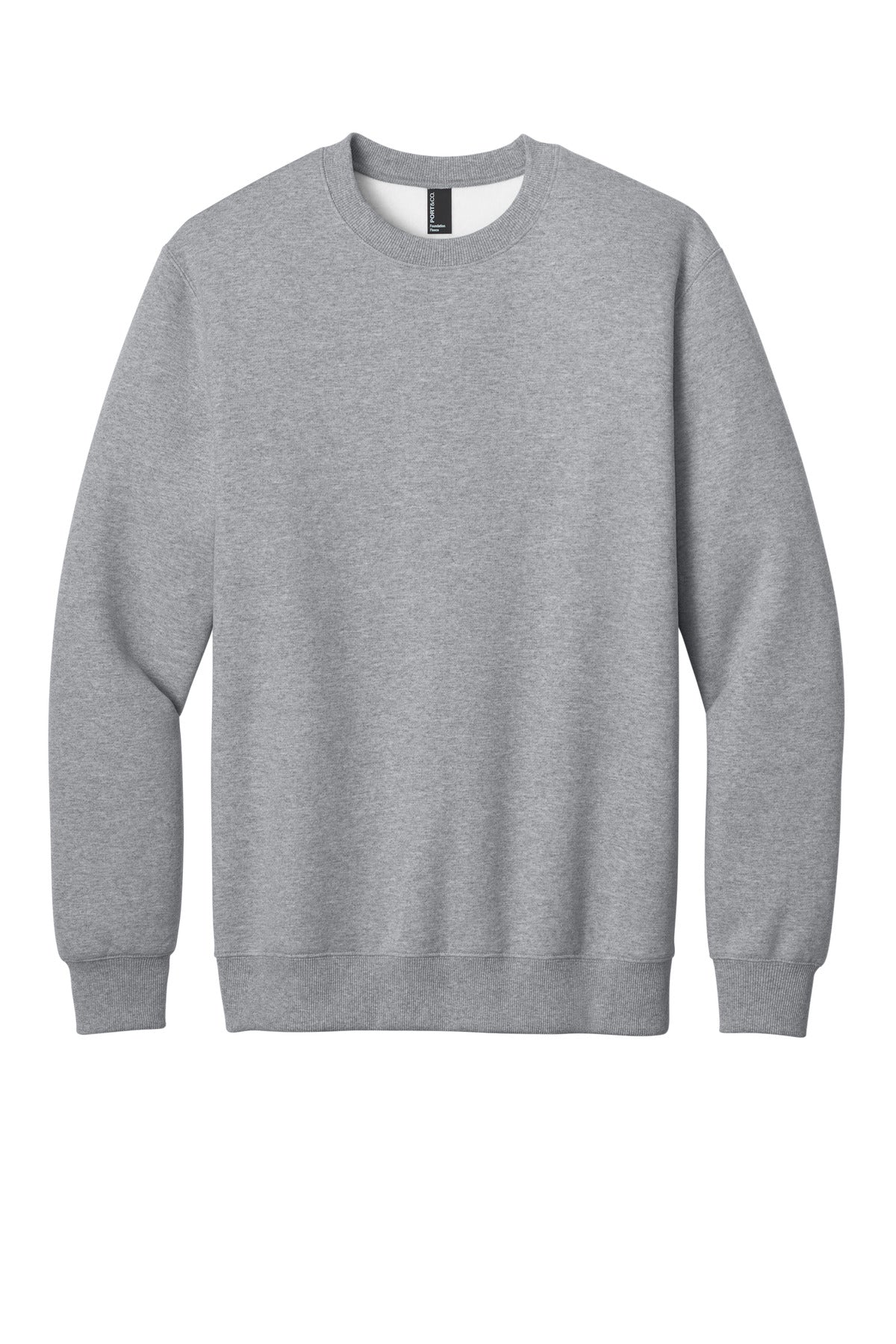 Port & Co PC107 Foundation Fleece Pullover Crewneck Sweatshirt