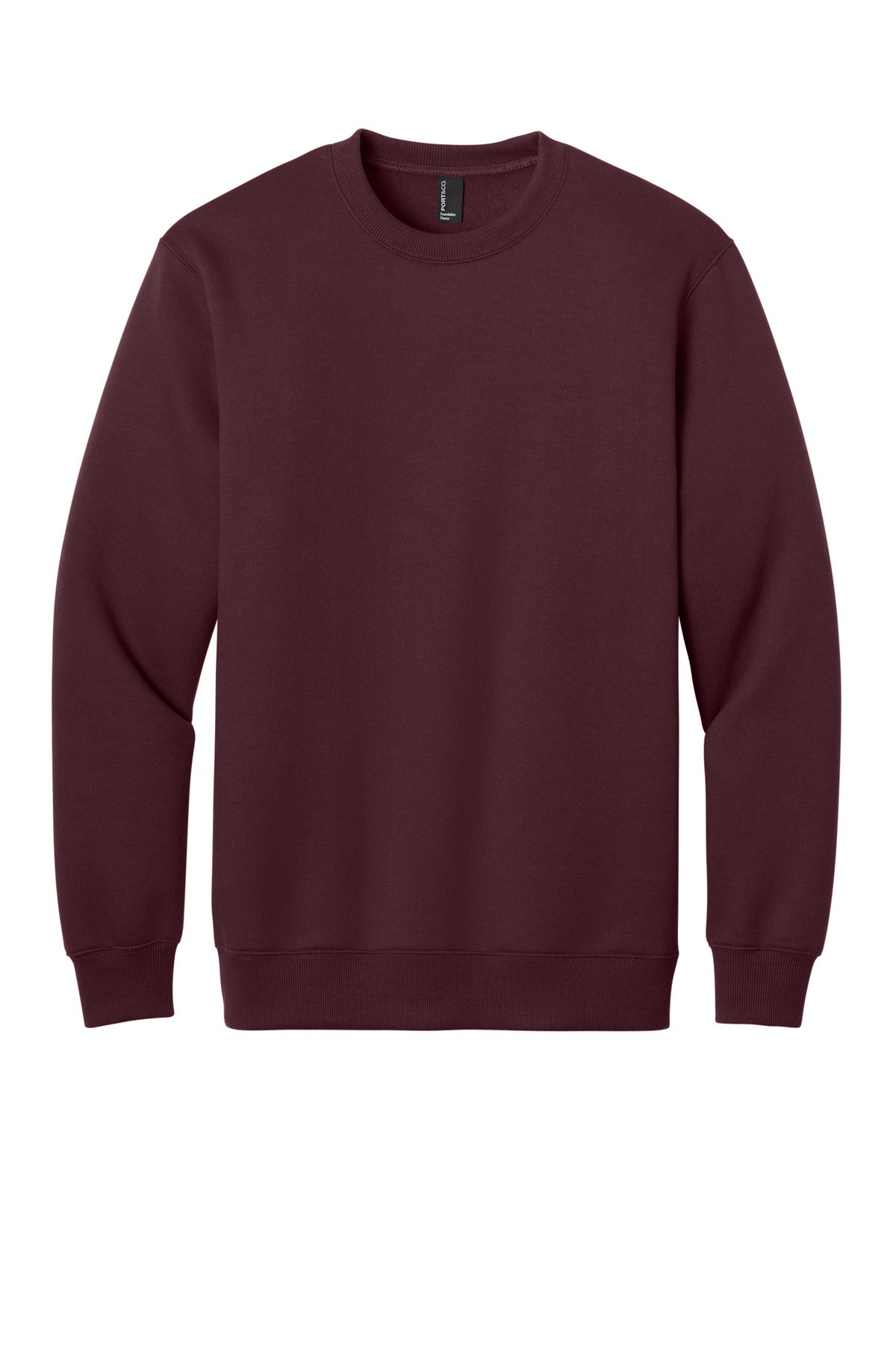Port & Co PC107 Foundation Fleece Pullover Crewneck Sweatshirt