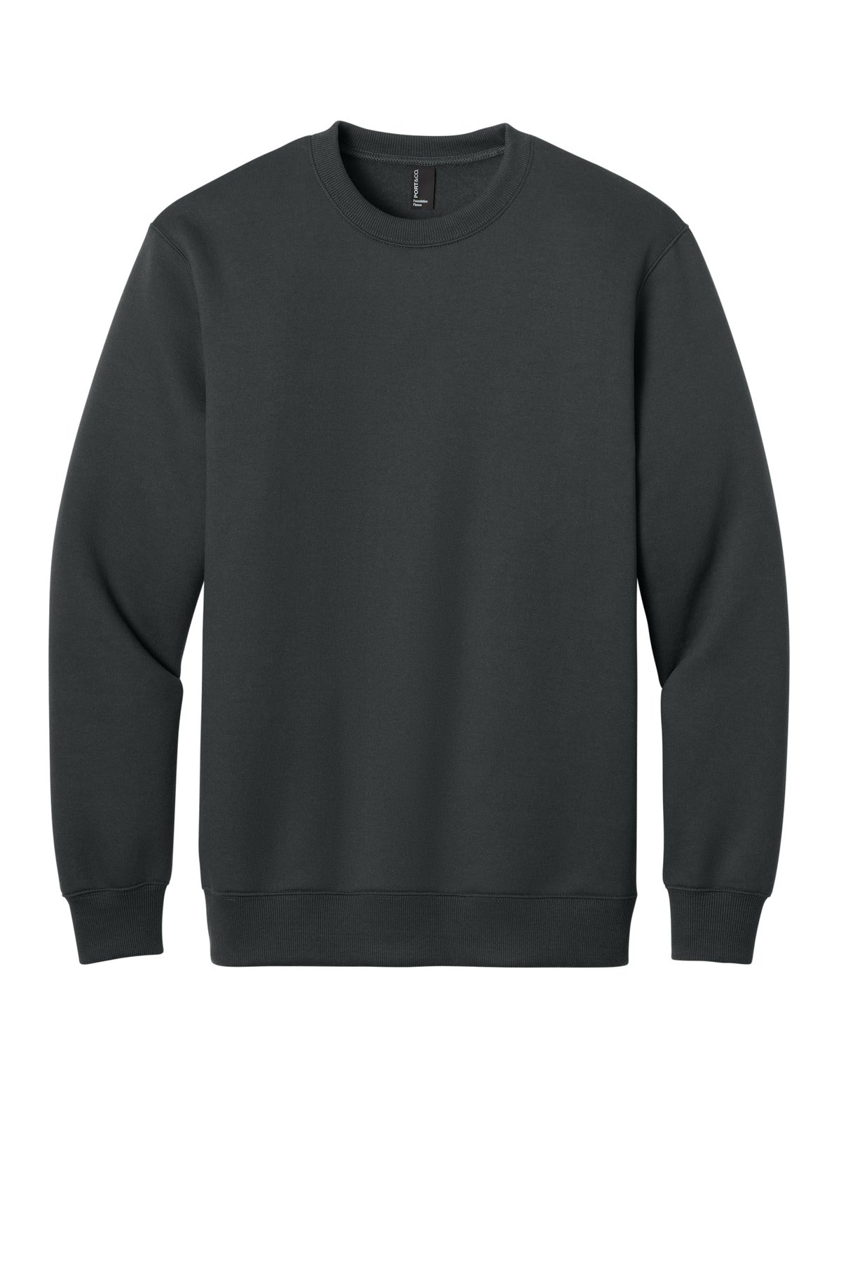 Port & Co PC107 Foundation Fleece Pullover Crewneck Sweatshirt