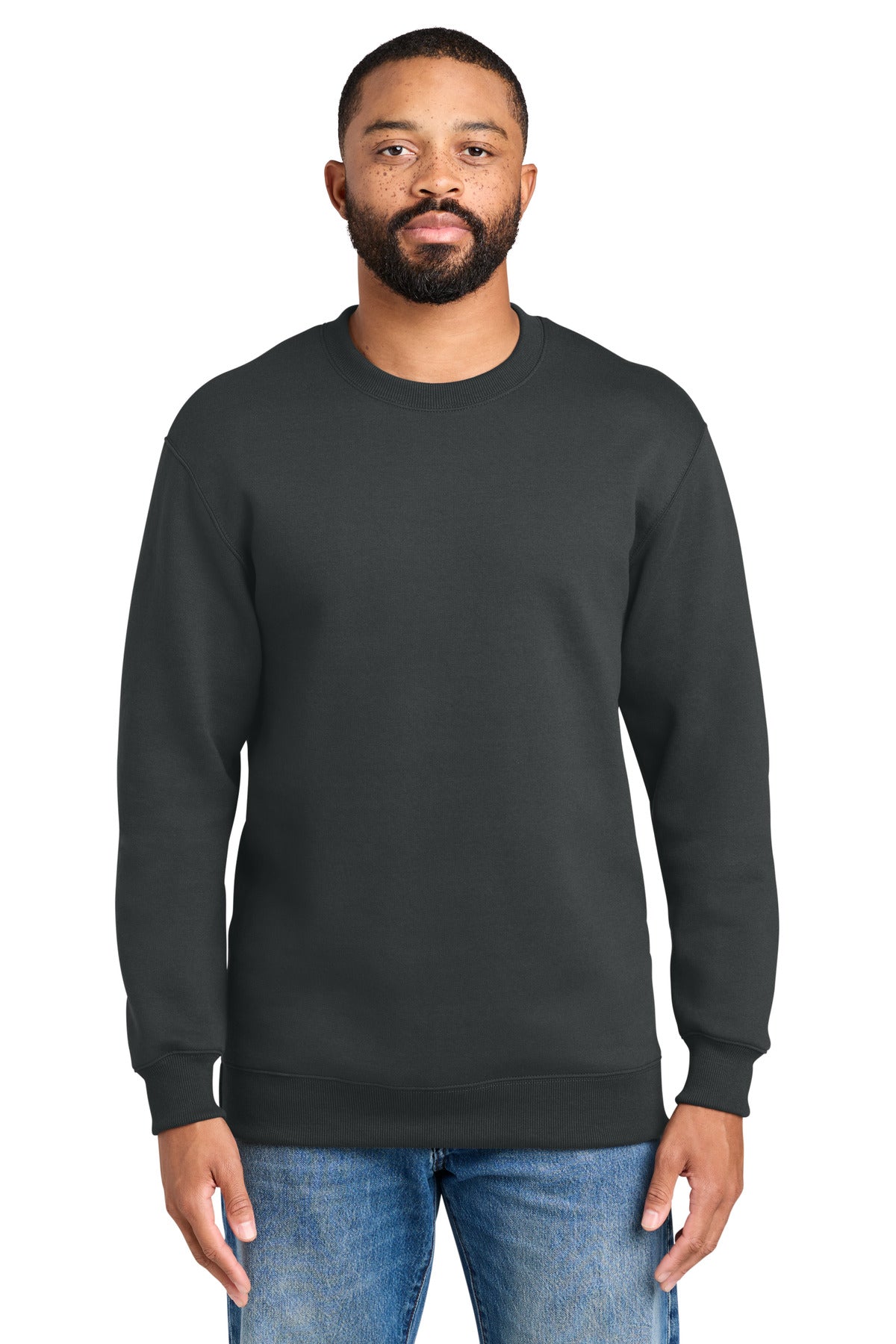 Port & Co PC107 Foundation Fleece Pullover Crewneck Sweatshirt