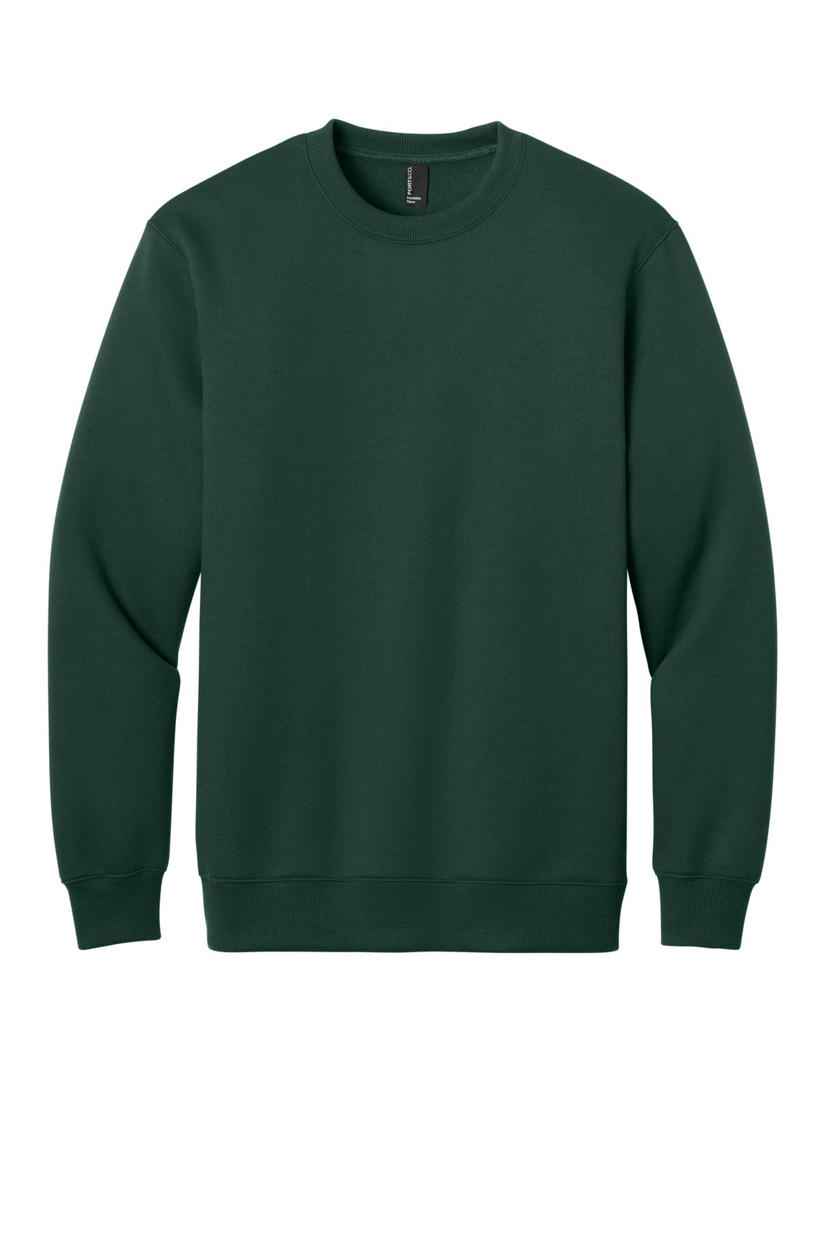 Port & Co PC107 Foundation Fleece Pullover Crewneck Sweatshirt